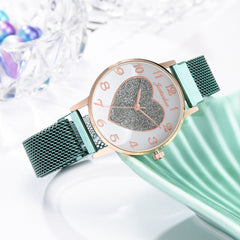 Ladies Quartz Watch Bracelet Set Bowl Watch