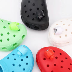 Headlights for croc; 2Pcs croc lights for shoes; light up croc charms for Dog Walking; Handy Camping; Waterproof; 3 Modes croc lights