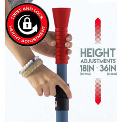 Grow-with-Me Baseball Tee + Stand Set for Youth + Toddlers - 18" to 36" Adjustments