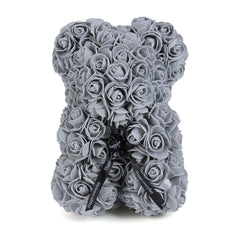 Red Rose Bear 25 cm Teddy Artificial Bear Rose Valentine Day For Girlfriend Women Wife Mother Day Gifts