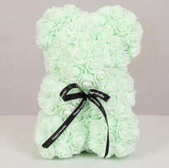 Red Rose Bear 25 cm Teddy Artificial Bear Rose Valentine Day For Girlfriend Women Wife Mother Day Gifts