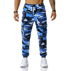 Man Pants Patchwork Camouflage Jogging Pants