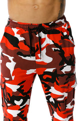 Man Pants Patchwork Camouflage Jogging Pants