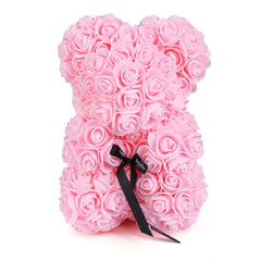 Red Rose Bear 25 cm Teddy Artificial Bear Rose Valentine Day For Girlfriend Women Wife Mother Day Gifts