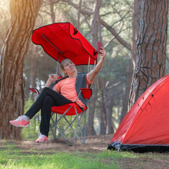 Foldable Beach Canopy Chair Set