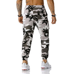 Man Pants Patchwork Camouflage Jogging Pants