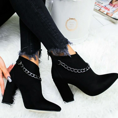 New Keep Warm Women Zipper Shoes