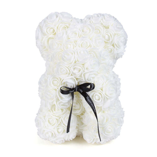 Red Rose Bear 25 cm Teddy Artificial Bear Rose Valentine Day For Girlfriend Women Wife Mother Day Gifts