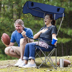 Foldable Beach Canopy Chair Set