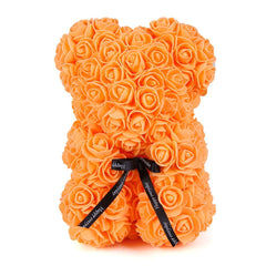 Red Rose Bear 25 cm Teddy Artificial Bear Rose Valentine Day For Girlfriend Women Wife Mother Day Gifts