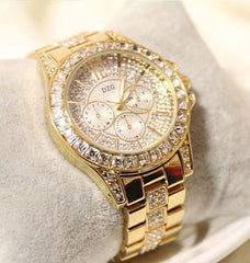Fashion Women Watch with Diamond Watch Ladies Top Luxury Brand Ladies Casual Women Bracelet Crystal Watches