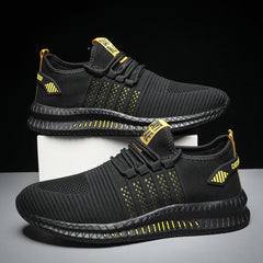 Fashion Sneakers Lightweight Men Casual Shoes Breathable Male Footwear Lace Up Walking Shoe