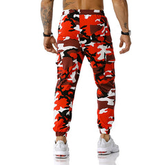 Man Pants Patchwork Camouflage Jogging Pants