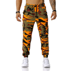 Man Pants Patchwork Camouflage Jogging Pants