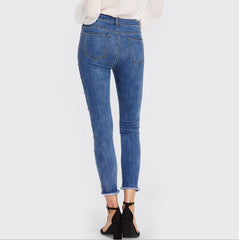 Pearl Beaded Foul Jeans