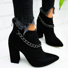 New Keep Warm Women Zipper Shoes