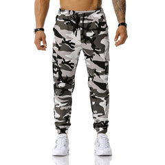 Man Pants Patchwork Camouflage Jogging Pants