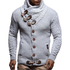 Long Sleeve Knitted Pullovers Sweater Men