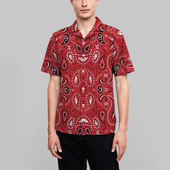 Hawaiian Short Sleeve Summer Lapel T-Shirt