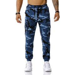 Man Pants Patchwork Camouflage Jogging Pants