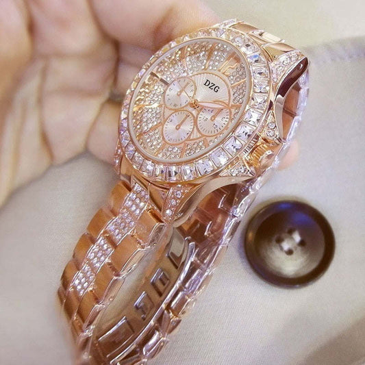 Fashion Women Watch with Diamond Watch Ladies Top Luxury Brand Ladies Casual Women Bracelet Crystal Watches